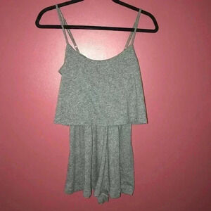 Topshop Gray Romper
